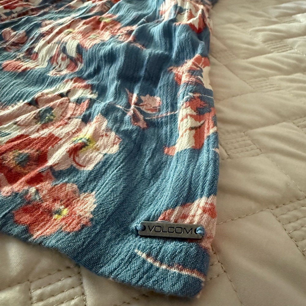 Volcom Blue and Pink Floral Dress - Picture 4 of 4